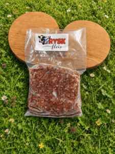 Gehakt met gras