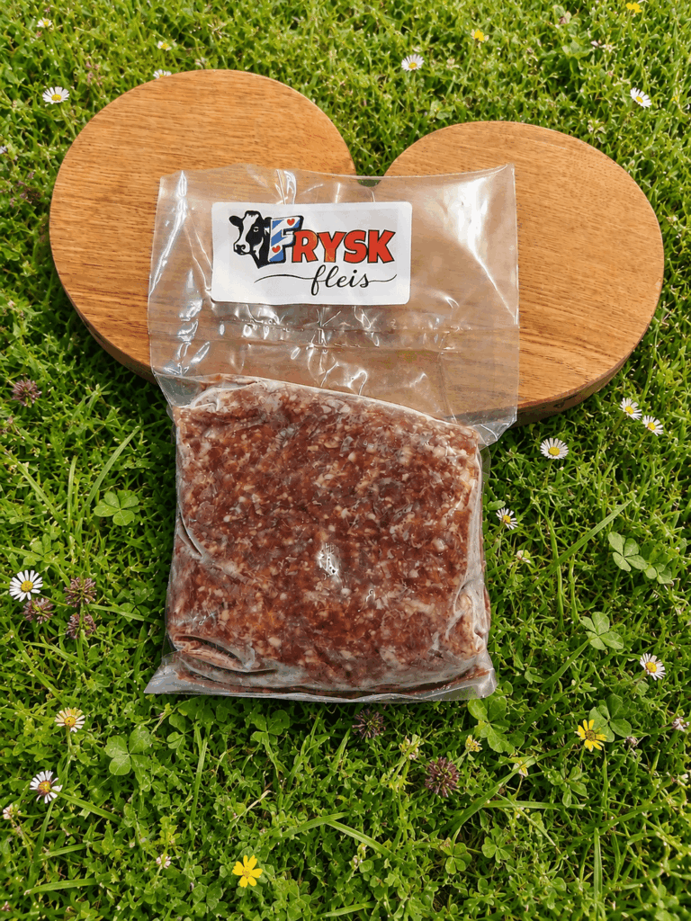 Gehakt met gras