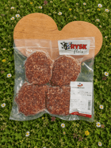 Hamburgers met gras