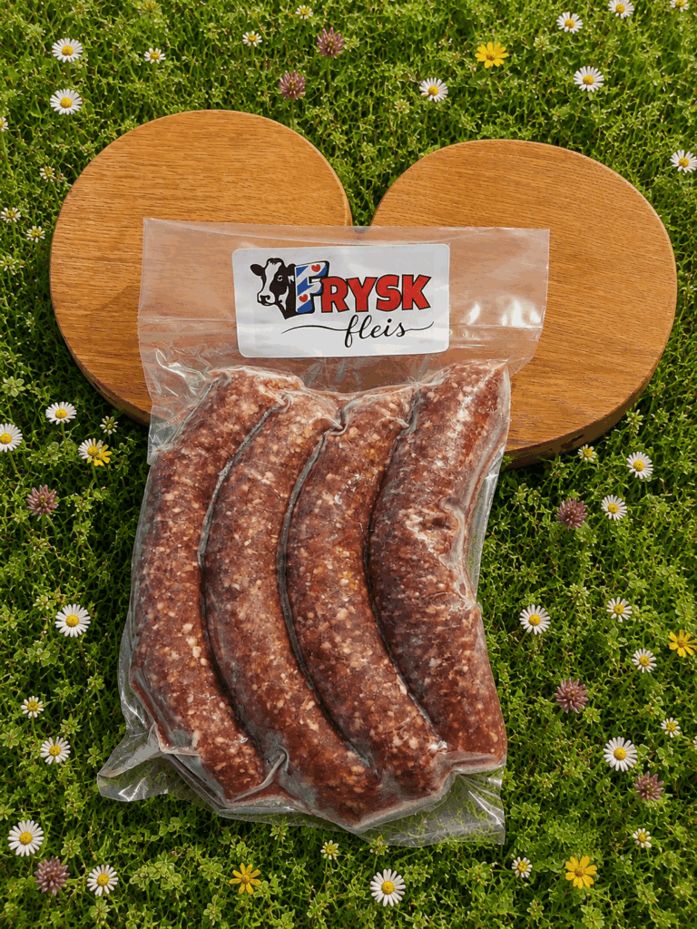 Worstjes met gras