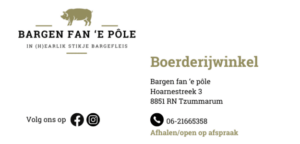 Cropped Visite kaartje Bargen fan e pole